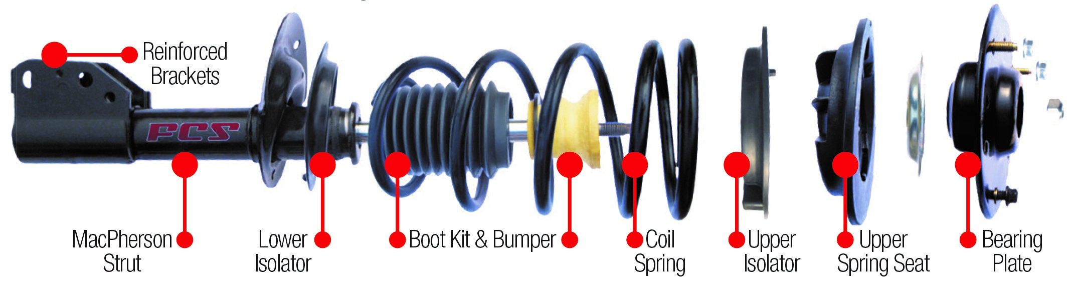 Complete Strut Assemblies | FCS Automotive International