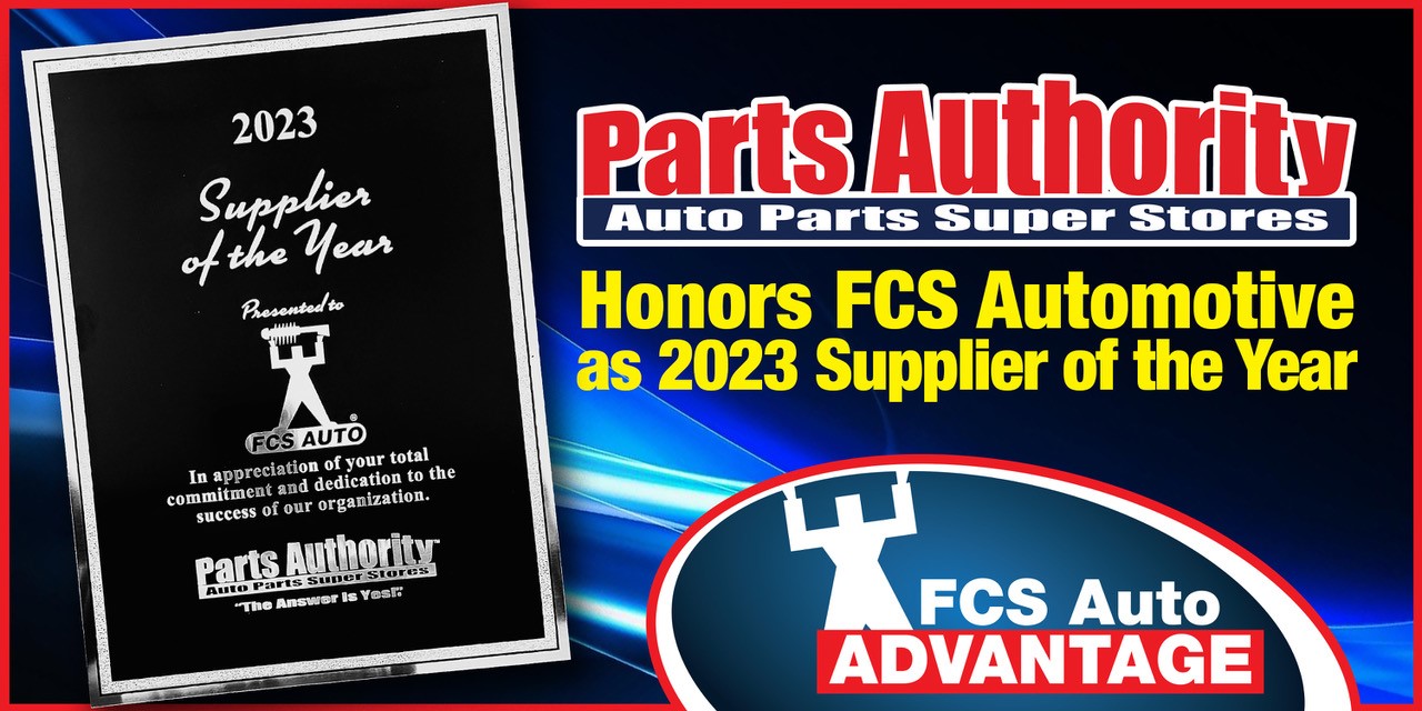 Parts Authority Honors FCS Automotive as 2023 Supplier of the Year